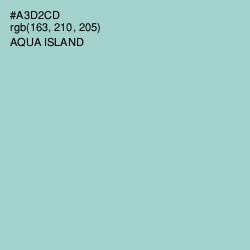#A3D2CD - Aqua Island Color Image